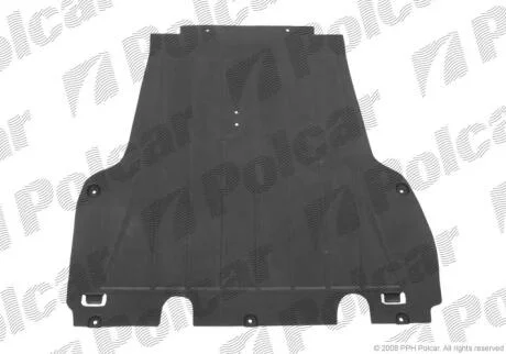 Захист під двигун CLIO III/KANGOO,03- Polcar 6056346