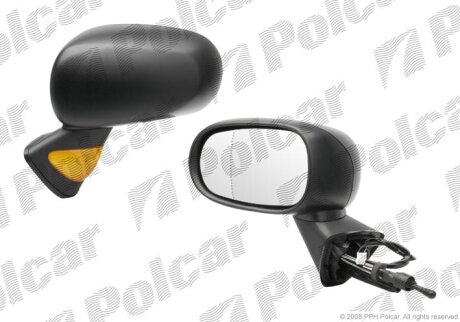 Дзеркало зовнішнє лівий, MODUS, 12.04- Polcar 6056511M