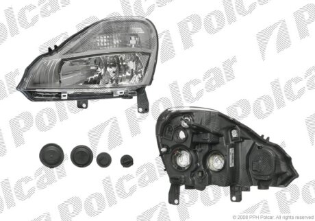 Фара основна, MODUS, 11.07- Polcar 605809V
