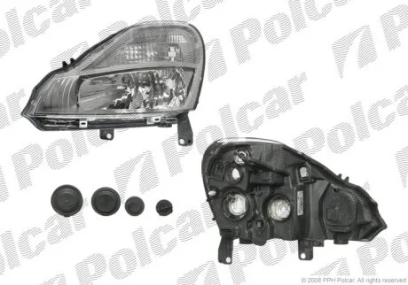 Фара основна, MODUS, 11.07- Polcar 605809V