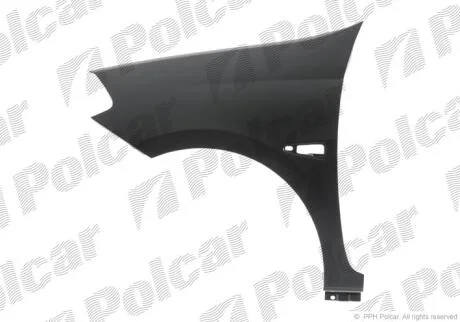 Крило переднє правий Polcar 605902