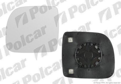 Вставка зовнішнього дзеркала лівий, RENAULT KANGOO, 97- Polcar 6060545M