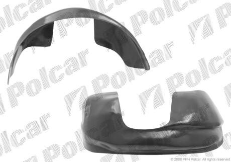 Подкрылок передний левый задний Kangoo ->02/03 Polcar 6060FL1