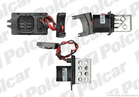 Регулятор вентилятора кабіни, RENAULT/NISSAN Polcar 6060KST3X