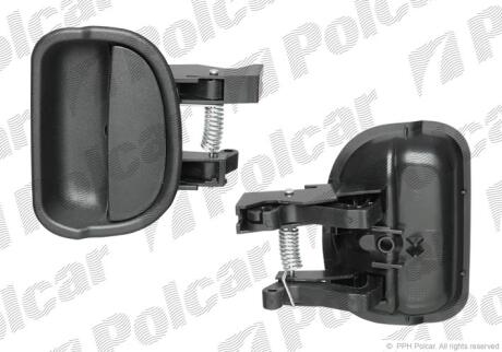 Ручка внутр. боковой двери Kangoo ->03 Polcar 6060ZW45