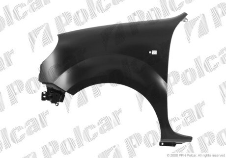 Крило переднє правий, RENAULT KANGOO 2003 Polcar 606102J