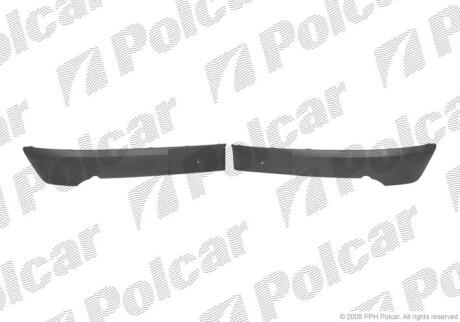 Накладка бампера RENAULT KANGOO II Polcar 6061077J