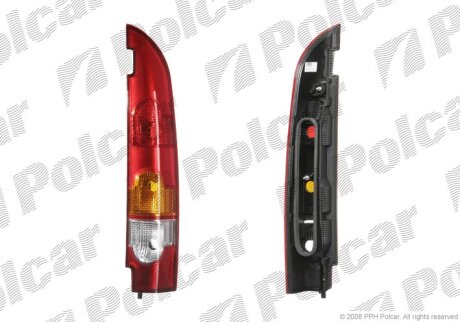 Ліхтар задній, RENAULT KANGOO II Polcar 6061881V