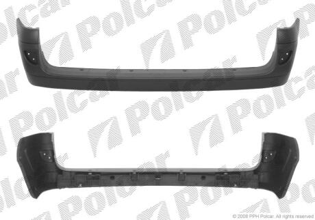 Бампер задній Polcar 606196