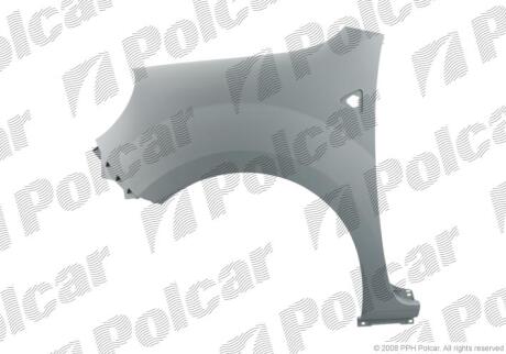 Крило переднє праве Renault Kangoo, 2008- 606202-1 Polcar 6062021