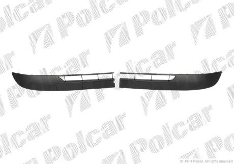 Накладка бампера KANGOO, 01.08- Polcar 6062074