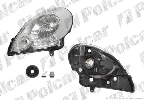 Фара основна, KANGOO, 01.08- Polcar 6062100E