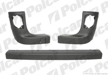 Накладка бампера KANGOO, 01.08- Polcar 6062962