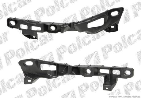Кронштейн бампера CLIO III (R0/1), 09- Polcar 60640715