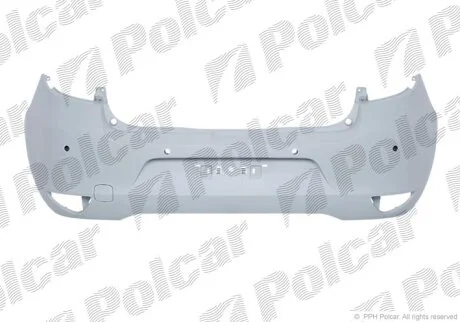 Бампер задній, CLIO III (R0/1), 09- Polcar 6064961J