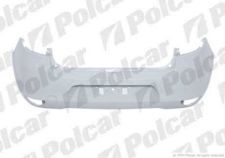 Бампер задній, CLIO III (R0/1), 09- Polcar 606496J