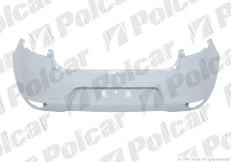 Бампер задній, CLIO III (R0/1), 09- Polcar 606496J