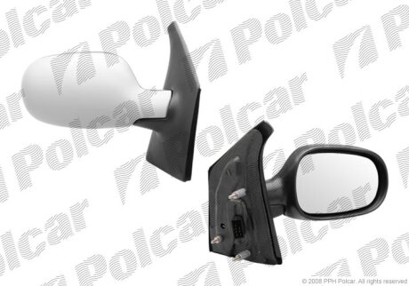 Дзеркало зовнішнє правий, RENAULT SCENIC 99- Polcar 6070524M