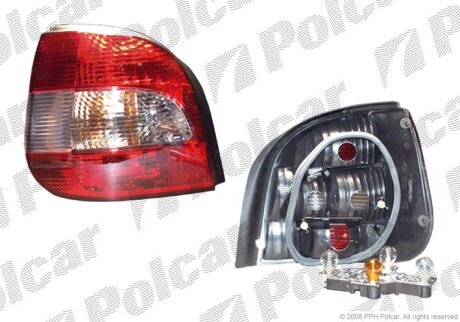 Ліхтар задній, RENAULT SCENIC, 99- Polcar 607087E