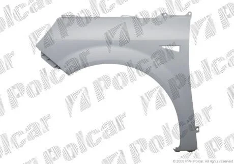 Крило переднє лівий RENAULT SCENIC, 03- Polcar 6071011