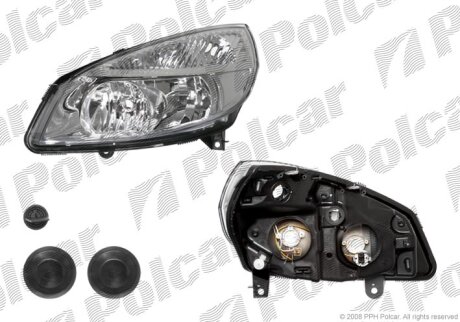 Фара основна, RENAULT SCENIC, 03- Polcar 6071100E