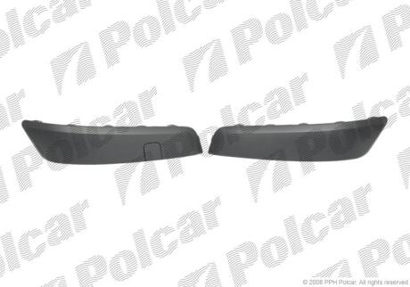 Молдинг бампера лівий+правий Polcar 60720715