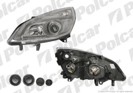 Фара основна, SCENIC, 08.06- Polcar 607209E