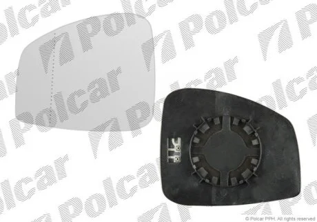 Вставка зовнішнього дзеркала лівий, SCENIC, 05.09- Polcar 6073544M