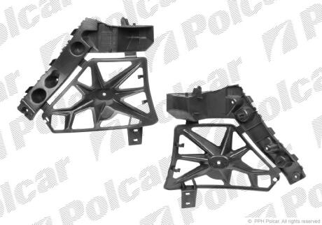 Кронштейн бампера лівий Polcar 6073967