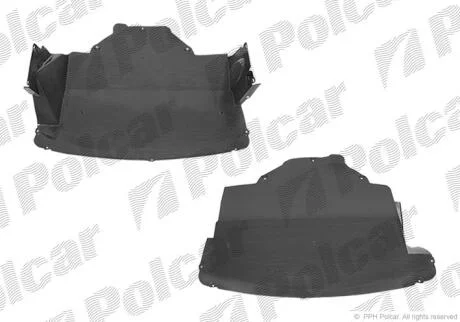 Захист двигуна RENAULT MASTER 2.3dCi 10- OPEL MOVANO 2.3D 10- NISSAN NV400 2.3D 11- Polcar 60N1345