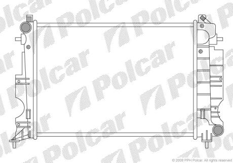 Радіатори охолодження Polcar 6522082
