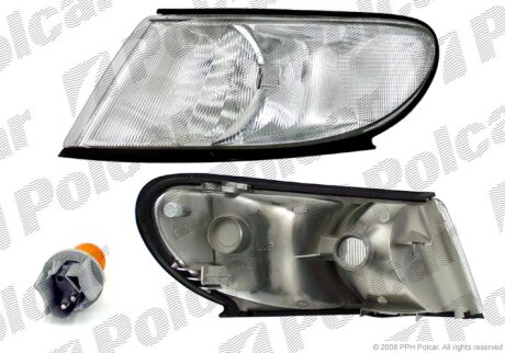 Вказівник повороту передній, SAAB 9.3, 98- Polcar 6522200E