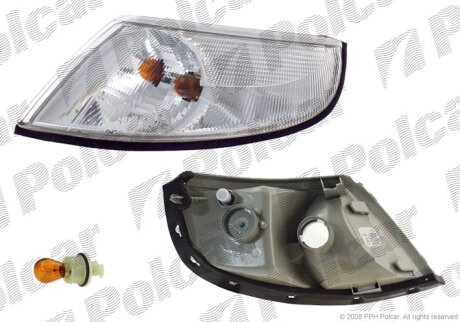 Вказівник повороту передній, SAAB 9.5, 97- Polcar 652319E