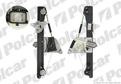Склопідйомник електричний Polcar 6530PSE4
