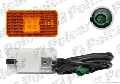 Вказівник повороту бічний, SCANIA M114, 96- Polcar 6603195E