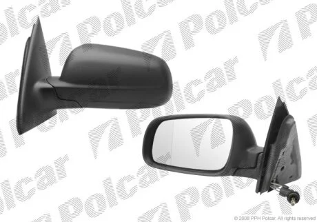 Дзеркало зовнішнє лівий, SEAT AROSA Polcar 6705511M