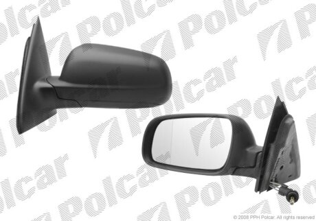 Дзеркало зовнішнє правий, SEAT AROSA Polcar 6705521M