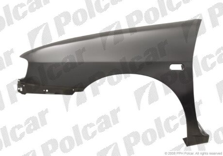 Крило переднє правий, SEAT IBIZA, 97- Polcar 6713022J