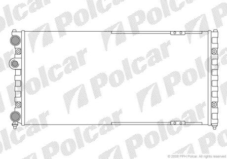 Радіатори охолодження Polcar 6713085