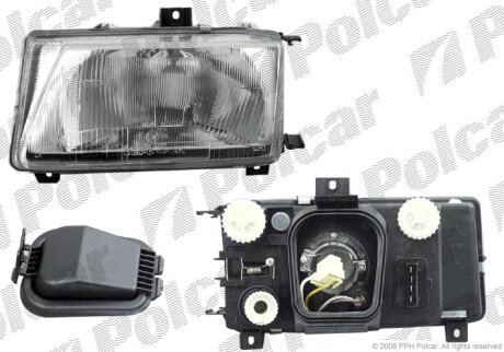 Фара основна, SEAT IBIZA/CORD.,93- Polcar 6713096E