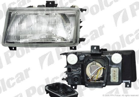 Фара основна, SEAT IBIZA/CORD.,93- Polcar 6713104E