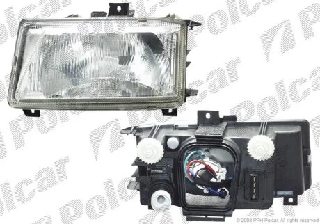 Фара основна, SEAT IBIZA/CORD.,93- Polcar 671310E