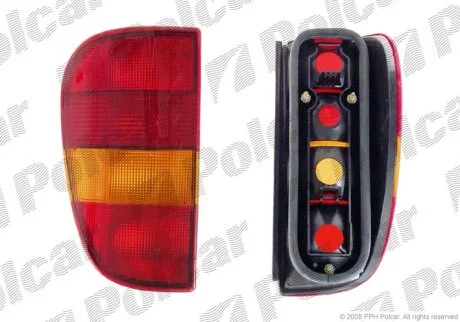 Ліхтар задній, SEAT INCA, 95- Polcar 6713872E