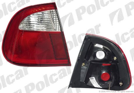 Ліхтар задній, SEAT IBIZA/CORD.,99- Polcar 671688E