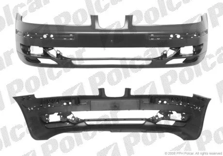 Бампер передній, SEAT TOLEDO 98- TDI Polcar 6722071J