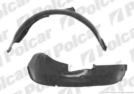 Подкрылок (L) SEAT LEON (1M1), 11.99-05.05 Polcar 6722FL1