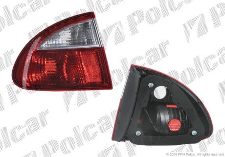 Ліхтар задній, SEAT LEON, 00- Polcar 672387E