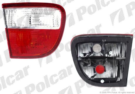 Ліхтар задній, SEAT LEON, 00- Polcar 6723881E