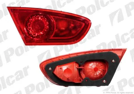 Ліхтар задній, LEON, 05- Polcar 6726883V