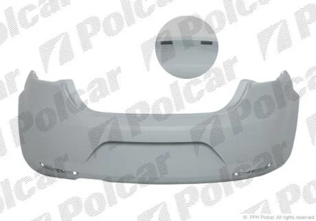 Бампер задній Polcar 672696